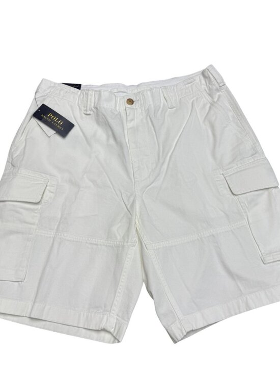 Polo Ralph Lauren Other - NWT Polo Ralph Lauren Men's Relaxed Fit Cotton White Cargo Shorts, Size 34